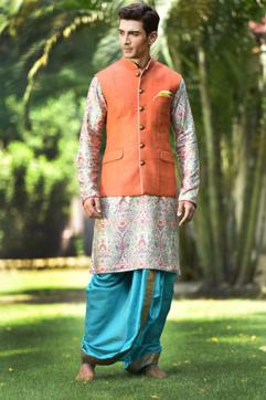 Give your desi outfit a cheerful upgrade; outfit: designer Pranay Baidya.