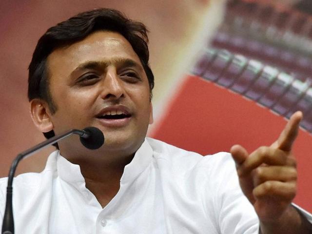 File photo of UP chief minister Akhilesh Yadav.(PTI) File photo of UP chief minister Akhilesh Yadav.(PTI)