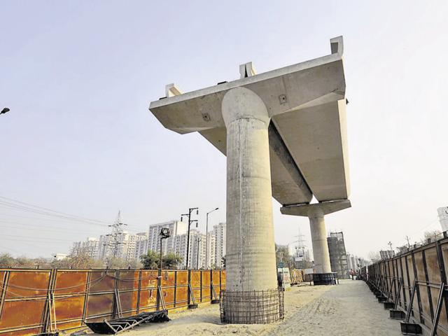 Ghaziabad: Currently, Metro connects Vaishali in Ghaziabad to Dwarka through the Blue Line. (Sakib Ali/HT Photo) Ghaziabad: Currently, Metro connects Vaishali in Ghaziabad to Dwarka through the Blue Line. (Sakib Ali/HT Photo)