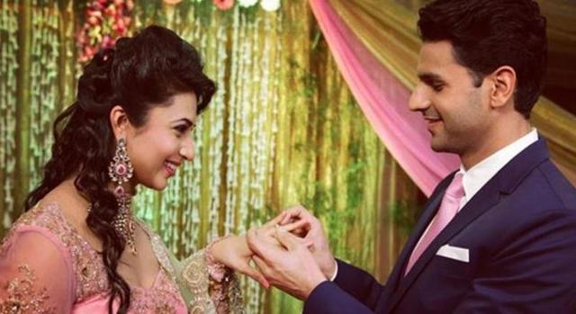The two got engaged in January.