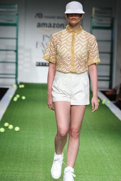 Anand Bhushan uses neoprene fabric in his pieces (Photo courtesy: FDCI)