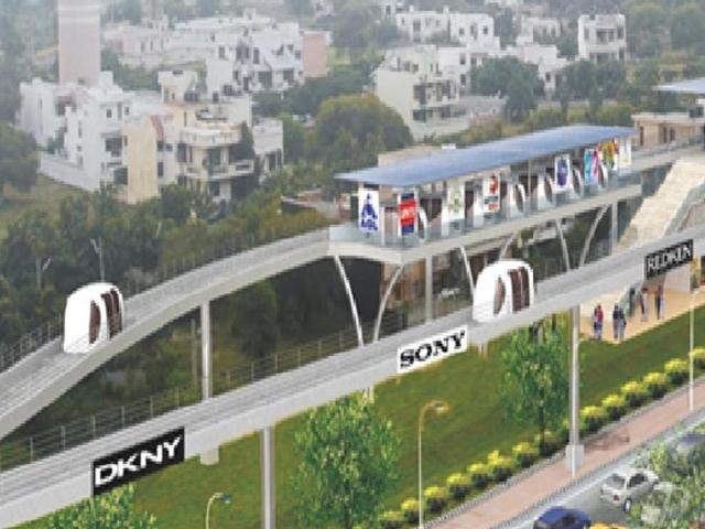 The National Highways Authority of India is seeking land from Haryana government to set up the personal rapid transport system in Gurgaon.(HT Photo) The National Highways Authority of India is seeking land from Haryana government to set up the personal rapid transport system in Gurgaon.(HT Photo)