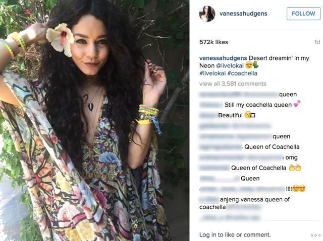 In her floral dress, Vanessa Hudgens looks like she belongs at the beach. (Instagram) In her floral dress, Vanessa Hudgens looks like she belongs at the beach. (Instagram)