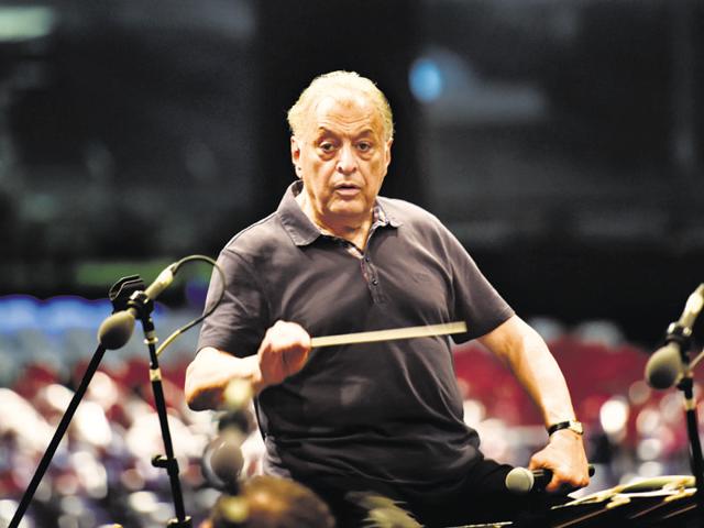 Zubin Mehta performed for a crowd of 8,000 at the Brabourne Stadium in Mumbai on Wednesday night with the Israel Philharmonic Orchestra as well as opera singers Maria Katzarava and the internationally renowned tenor Andrea Bocelli. (File photo) Zubin Mehta performed for a crowd of 8,000 at the Brabourne Stadium in Mumbai on Wednesday night with the Israel Philharmonic Orchestra as well as opera singers Maria Katzarava and the internationally renowned tenor Andrea Bocelli. (File photo)