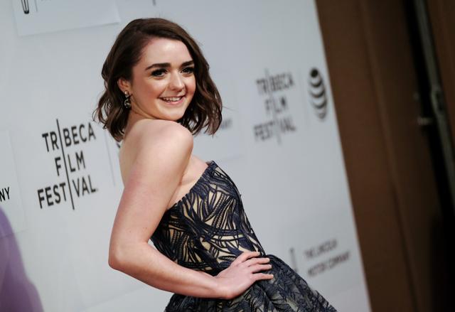 Maisie Williams attends the world premiere screening of The Devil and the Deep Blue Sea during the 2016 Tribeca Film Festival on Thursday, April 14, 2016, in New York. (Evan Agostini/Invision/AP) Maisie Williams attends the world premiere screening of The Devil and the Deep Blue Sea during the 2016 Tribeca Film Festival on Thursday, April 14, 2016, in New York. (Evan Agostini/Invision/AP)
