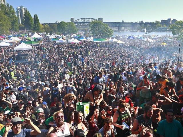 420, or National Weed Day, is usually marked by marijuana enthusiasts across the globe by large public gatherings and the consumption of weed. (AFP Photo)