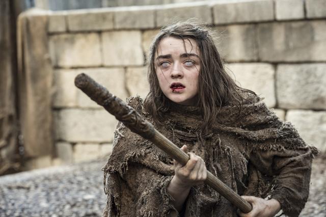 Maisie Williams as Arya Stark in a scene from, Game of Thrones, premiering its sixth season on Sunday at 9 p.m. (AP) Maisie Williams as Arya Stark in a scene from, Game of Thrones, premiering its sixth season on Sunday at 9 p.m. (AP)