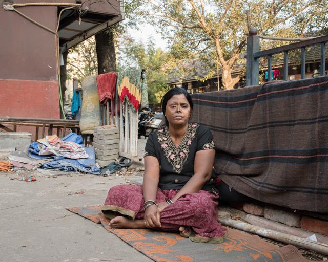 32 -years-old Sangeeta Ramesh Vaaghri has been living near Mumbai Central Station for 32 years. (BIND Collective) 32 -years-old Sangeeta Ramesh Vaaghri has been living near Mumbai Central Station for 32 years. (BIND Collective)