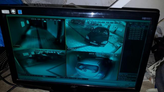 CCTV footage shows the car hitting the elevator door (HT Photo)