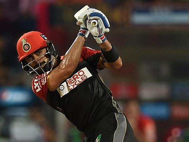 Royal Challengers Bangalore captain Virat Kohli plays a shot during the 2016 Indian Premier League(IPL) Twenty20 cricket match. (AFP Photo) 