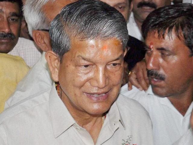 Ousted chief minister Harish Rawat(PTI Photo)