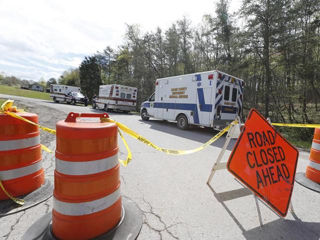 Law enforcement has closed down Union Hill Road in Pike County, Ohio, while they investigate a shooting with multiple fatalities on Friday. (AP Photo) Law enforcement has closed down Union Hill Road in Pike County, Ohio, while they investigate a shooting with multiple fatalities on Friday. (AP Photo)