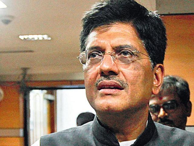 A file photo of Union minister for coal, power and new and renewable energy Piyush Goyal. (Sonu Mehta/ HT Photo) A file photo of Union minister for coal, power and new and renewable energy Piyush Goyal. (Sonu Mehta/ HT Photo)