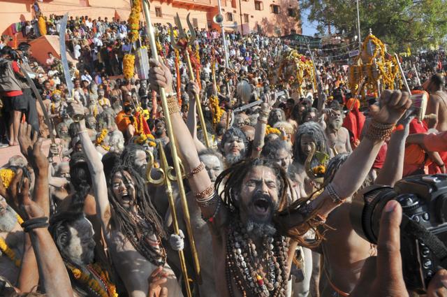 Over five crore people are expected to visit the city of Ujjain for the month-long Simhastha Kumbh, which is held after every 12 years. Overnight, the city has turned into a well-run fortress, as authorities make arrangements for the crowds. (Shankar Mourya/ Hindustan Times) Over five crore people are expected to visit the city of Ujjain for the month-long Simhastha Kumbh, which is held after every 12 years. Overnight, the city has turned into a well-run fortress, as authorities make arrangements for the crowds. (Shankar Mourya/ Hindustan Times)