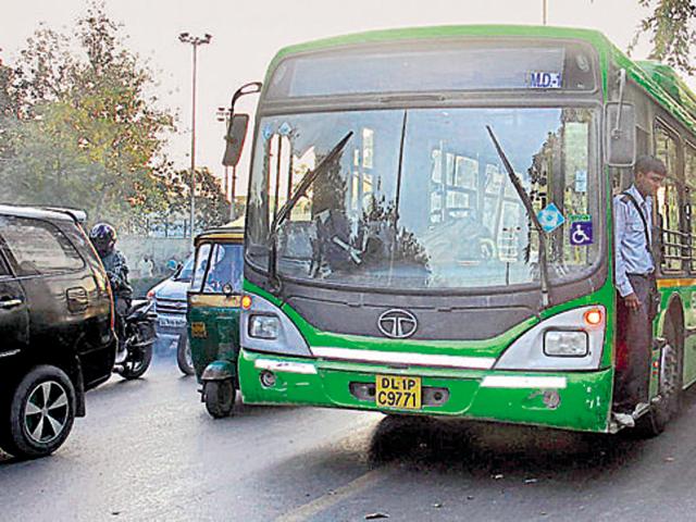 Any company with a fleet of 50 buses or more can apply for a licence.(HT Photo)