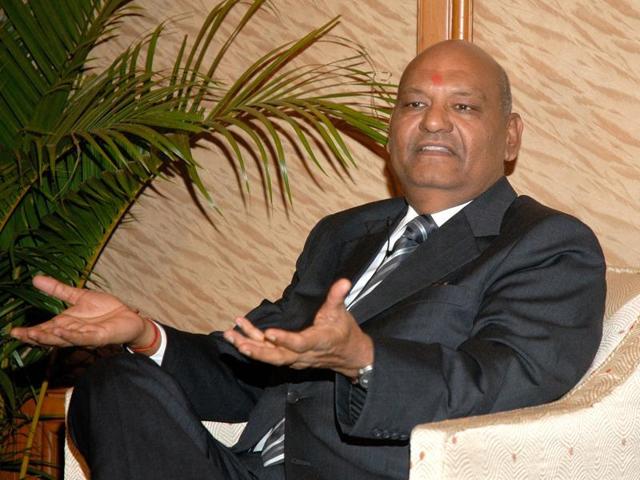 Vedanta Resources Chairman Anil Agarwal during a news conference in Mumbai.(HT File Photo)
