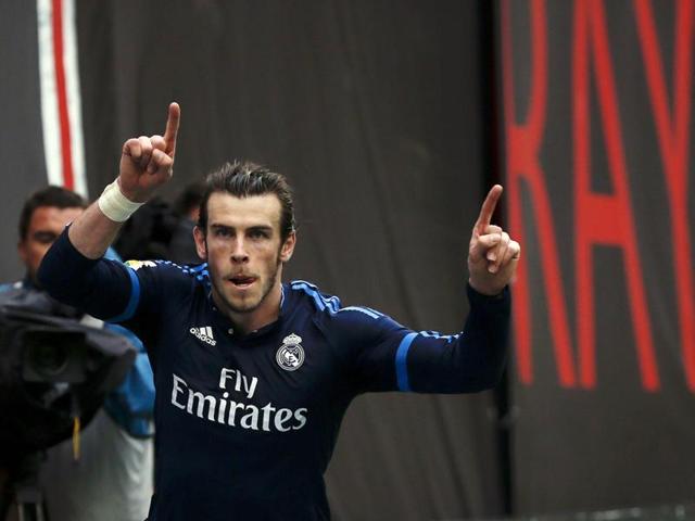 Real Madrid's Gareth Bale inspired a fightback to take his side provisionally top of La Liga. (REUTERS) Real Madrid's Gareth Bale inspired a fightback to take his side provisionally top of La Liga. (REUTERS)
