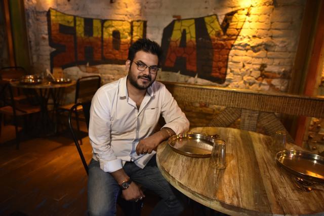 Umang Tewari, the man behind Garam Dharam (Saumya Khandelwal/HT Photo) Umang Tewari, the man behind Garam Dharam (Saumya Khandelwal/HT Photo)