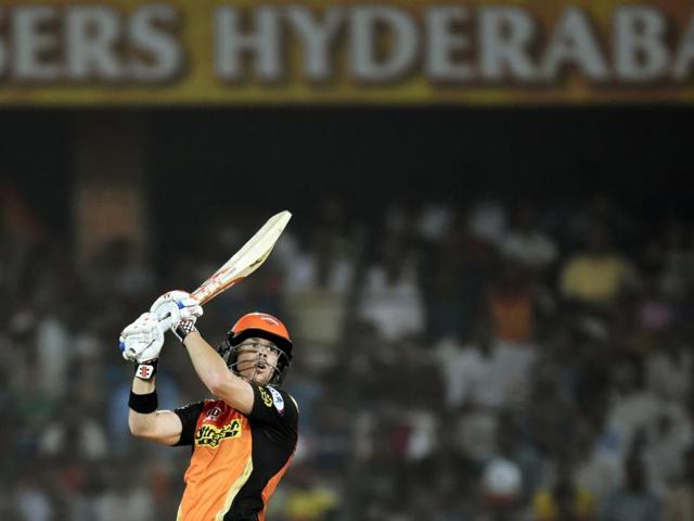 Sunrisers Hyderabad`s David Warner bats during their IPL match against Kings XI Punjab, played at Rajiv Gandhi International Cricket Stadium, in Hyderabad, Telangana, on April 23, 2016. (Sanjeev Verma/HT Photo) Sunrisers Hyderabad`s David Warner bats during their IPL match against Kings XI Punjab, played at Rajiv Gandhi International Cricket Stadium, in Hyderabad, Telangana, on April 23, 2016. (Sanjeev Verma/HT Photo)