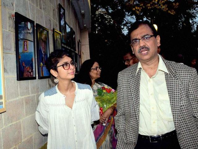 Public prosecutor Ujjwal Nikam and Bollywood filmmaker Kiran Rao during the closing ceremony of photo exhibition of The Blue Icon in Mumbai. (PTI)