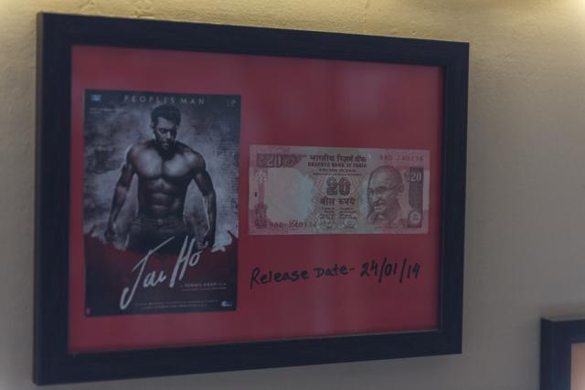 A collection of notes with serial numbers that exactly match release dates of Salman films are on display (Aalok Soni) A collection of notes with serial numbers that exactly match release dates of Salman films are on display (Aalok Soni)