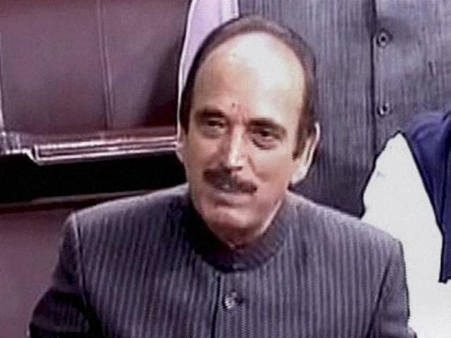 File photo of Ghulam Nabi Azad, the leader of opposition in Rajya Sabha. (PTI Photo) File photo of Ghulam Nabi Azad, the leader of opposition in Rajya Sabha. (PTI Photo)