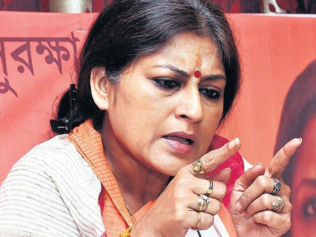 Will the gems on Roopa Ganguly’s fingers steer her in the right political direction?(Photo: Shubham Jyoti)