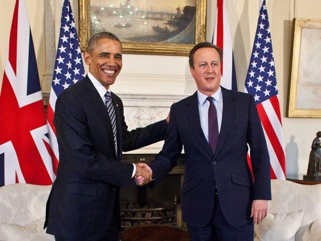 US President Barack Obama speaks during a press conference at the Foreign and Commonwealth Office in central London. (REUTERS) US President Barack Obama speaks during a press conference at the Foreign and Commonwealth Office in central London. (REUTERS)