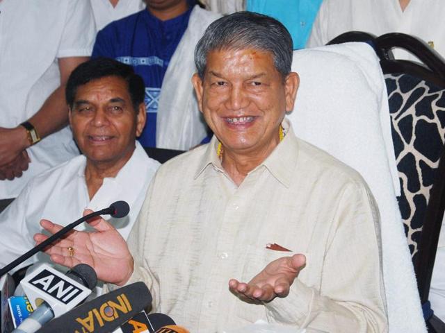 Harish Rawat, former chief minister of Uttarakhand, addresses a press conference in Dehradun. (PTI File Photo) Harish Rawat, former chief minister of Uttarakhand, addresses a press conference in Dehradun. (PTI File Photo)