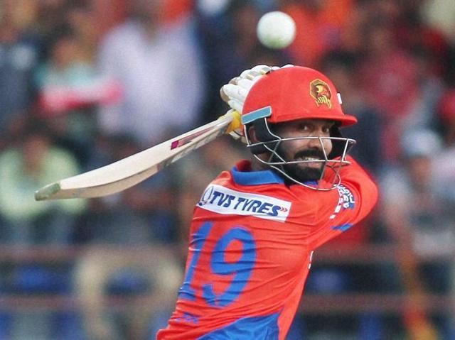 Gujarat Lions Player Dinesh Karthik plays a shot during IPL 2016 match. (PTI Photo) Gujarat Lions Player Dinesh Karthik plays a shot during IPL 2016 match. (PTI Photo)
