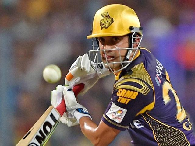 Kolkata Knight Riders cricketer Gautam Gambhir plays a shot during the 2016 Indian Premier League. (AFP Photo) Kolkata Knight Riders cricketer Gautam Gambhir plays a shot during the 2016 Indian Premier League. (AFP Photo)