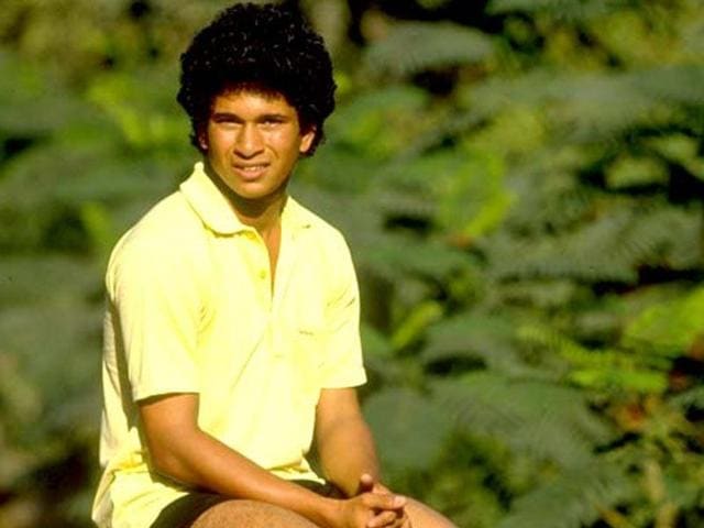 Sachin Tendulkar made his debut for India at the age of 16 years and 205 days. (Getty Images)