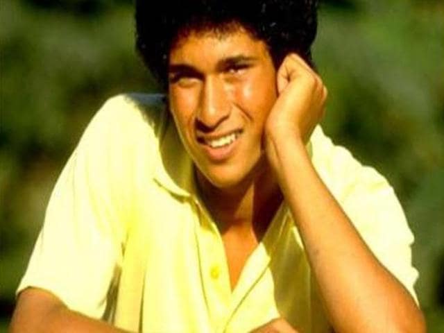 Sachin Tendulkar, in his first tour to Pakistan in 1989, was out for a duck on debut for India in Karachi. (Getty Images)