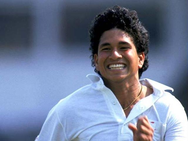 Early on in his career, his extremely youthful appearance often belied the keen cricketing mind that lay beneath. (Getty Images)