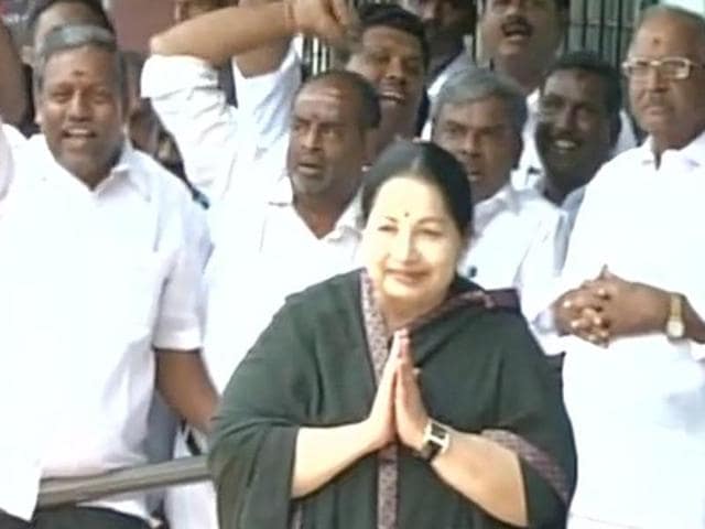 Jayalalithaa files her nomination from RK Nagar constituency for upcoming Tamil Nadu Assembly polls (ANI) Jayalalithaa files her nomination from RK Nagar constituency for upcoming Tamil Nadu Assembly polls (ANI)