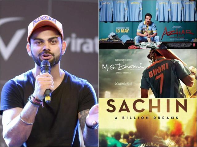 Kohli said that he most keen to watch Sachin Tendulkar’s biopic.(Agencies)
