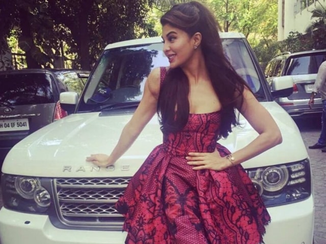 Jacqueline Fernandez arrive for Housefull 3 trailer launch. (Twitter) 
