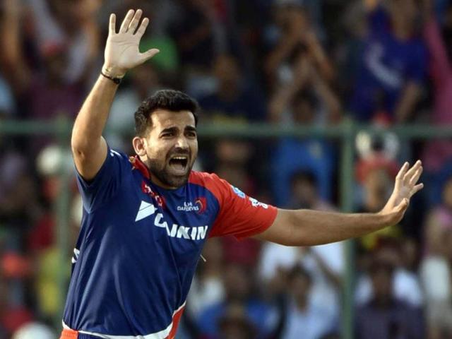 Zaheer Khan’s field placements and strategies have played a key role in Delhi Daredevils’ success.(Vipin Kumar/HT Photo)