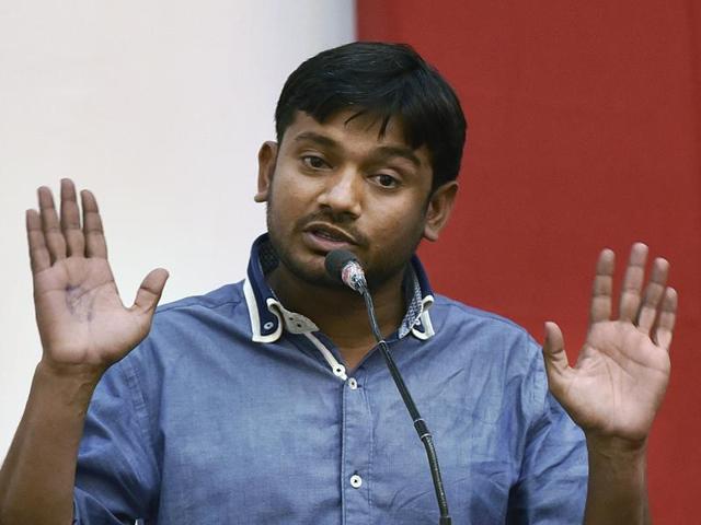 This file photo shows JNU student leaders Kanhaiya Kumar (C), Umar Khalid (L) and Anirban Bhattacharya at the campus in New Delhi. (PTI) This file photo shows JNU student leaders Kanhaiya Kumar (C), Umar Khalid (L) and Anirban Bhattacharya at the campus in New Delhi. (PTI)