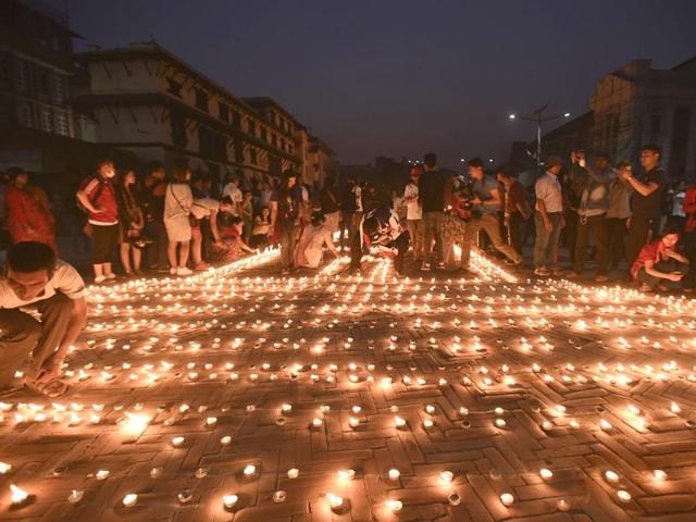 The devastating earthquake in Nepal in 2015 claimed nearly 9,000 lives, injured more than 22,000 people and destroyed close to 600,000 houses. (Raj K Raj/Hindustan Times) 