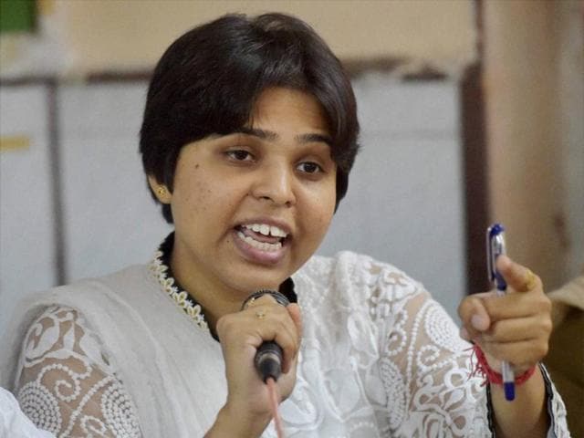 The RSS must allow women to become its members, said Trupti Desai, who has been leading a campaign for women’s right to worship in temples, on Monday.(PTI Photo)