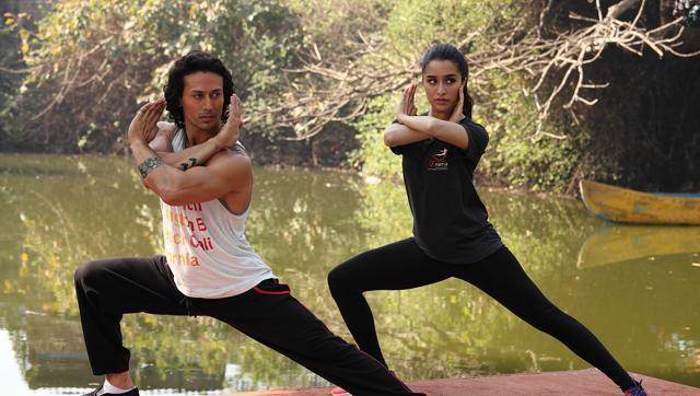 Tiger Shroff and Shraddha Kapoor in a scene from Baaghi.