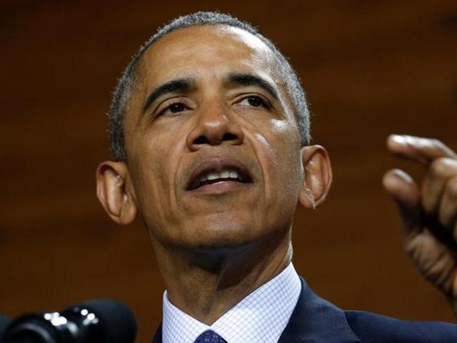 US President Barack Obama arrives home aboard Air Force One after his visit to Saudi Arabia, England and Germany at Joint Base Andrews, Maryland on Monday. (REUTERS) US President Barack Obama arrives home aboard Air Force One after his visit to Saudi Arabia, England and Germany at Joint Base Andrews, Maryland on Monday. (REUTERS)