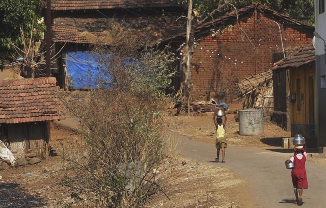 File photo of children carrying water for use at home at Panch Amber village, 140 kilometers (87 miles) north-east of Mumbai. (AP) File photo of children carrying water for use at home at Panch Amber village, 140 kilometers (87 miles) north-east of Mumbai. (AP)