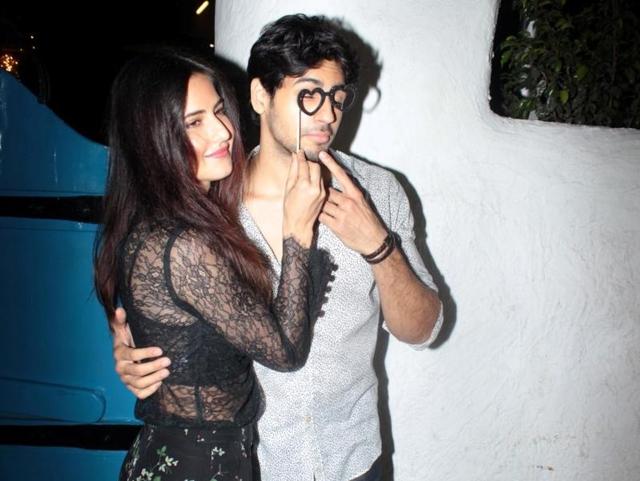 Actors Sidharth Malhotra and Katrina Kaif during the wrap party of film Baar Baar Dekho in Mumbai. This unusual pairing is working for the first time in the film. (IANS) Actors Sidharth Malhotra and Katrina Kaif during the wrap party of film Baar Baar Dekho in Mumbai. This unusual pairing is working for the first time in the film. (IANS)