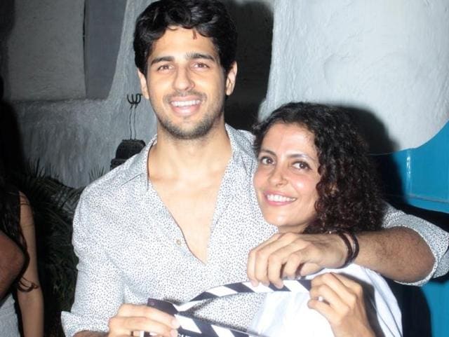 Actor Sidharth Malhotra and filmmaker Nitya Mehra during the wrap party of film Baar Baar Dekho in Mumbai. (IANS) Actor Sidharth Malhotra and filmmaker Nitya Mehra during the wrap party of film Baar Baar Dekho in Mumbai. (IANS)
