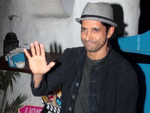 Actor Farhan Akhtar during the wrap party of film Baar Baar Dekho in Mumbai. (IANS) Actor Farhan Akhtar during the wrap party of film Baar Baar Dekho in Mumbai. (IANS)