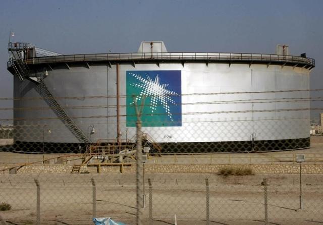 An oil tank is seen at the Saudi Aramco headquarters during a media tour at Damam city. (Reuters File Photo) An oil tank is seen at the Saudi Aramco headquarters during a media tour at Damam city. (Reuters File Photo)