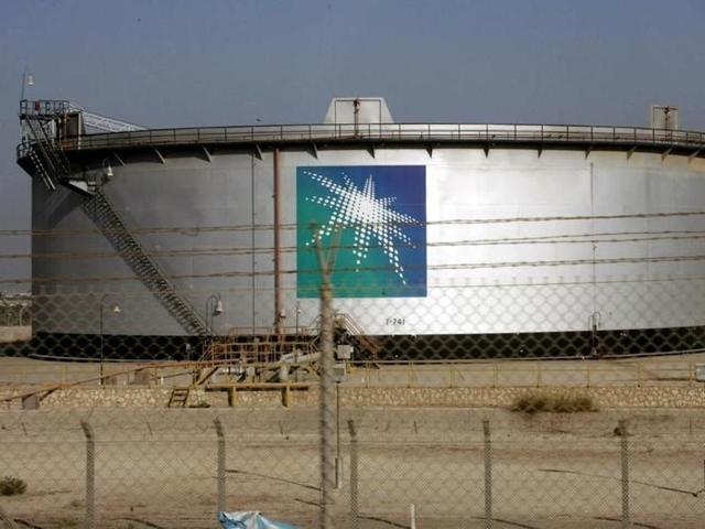 An oil tank is seen at the Saudi Aramco headquarters during a media tour at Damam city. (Reuters) An oil tank is seen at the Saudi Aramco headquarters during a media tour at Damam city. (Reuters)