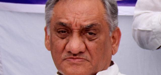 Vijay Bahuguna (Vinay Santosh Kumar/HT Photo) Vijay Bahuguna (Vinay Santosh Kumar/HT Photo)